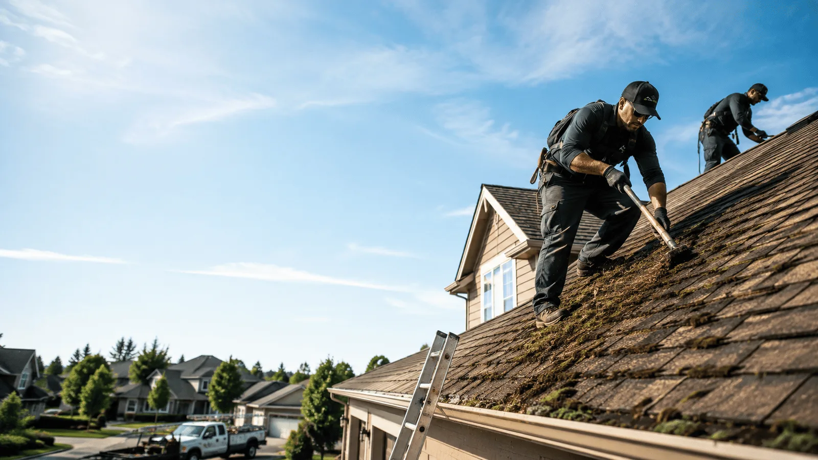 Roof Moss Removal in Redgranite, WI near me
